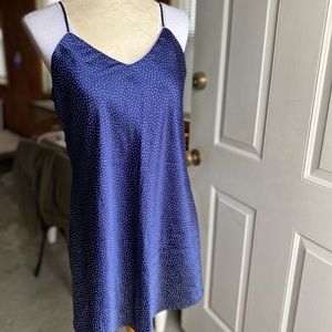 Silky polka dot tank top!